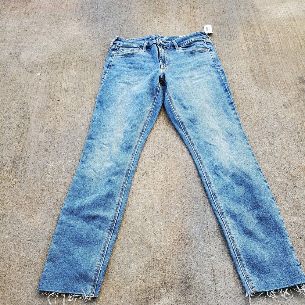 Old Navy Mid Rise Rockstar Super Skinny Jeans Size 4